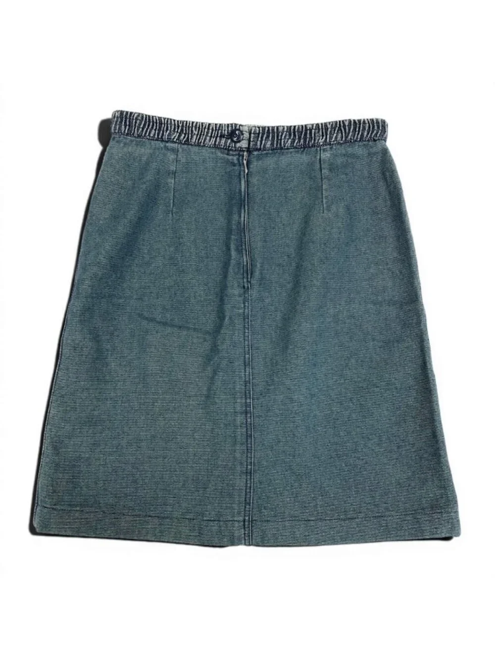 Chanel Denim Skirt Indigo Cotton